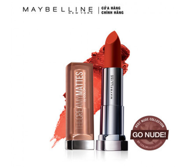 Son Lì Maybelline Chilli Nude 3.9g Color Sensational Inti-Matte Nudes Lipstick